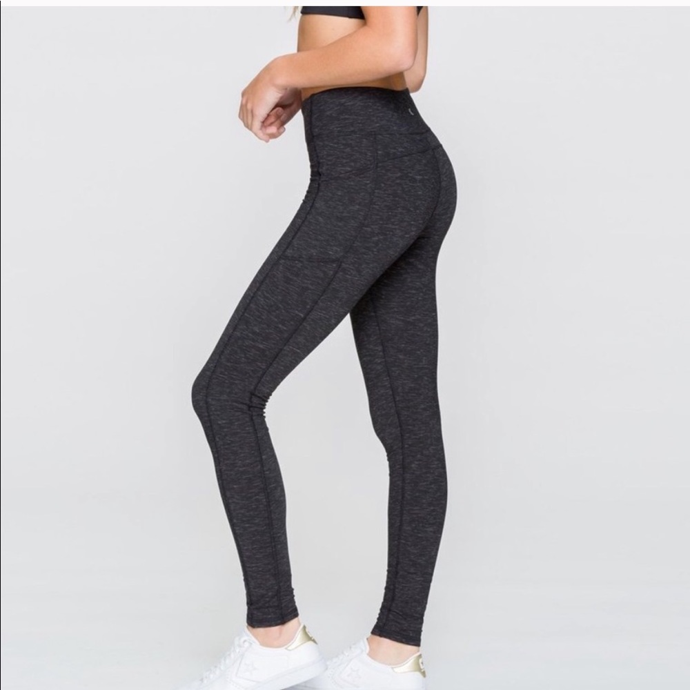 Kyodan High Waisted Space Dye Gray Legging XS